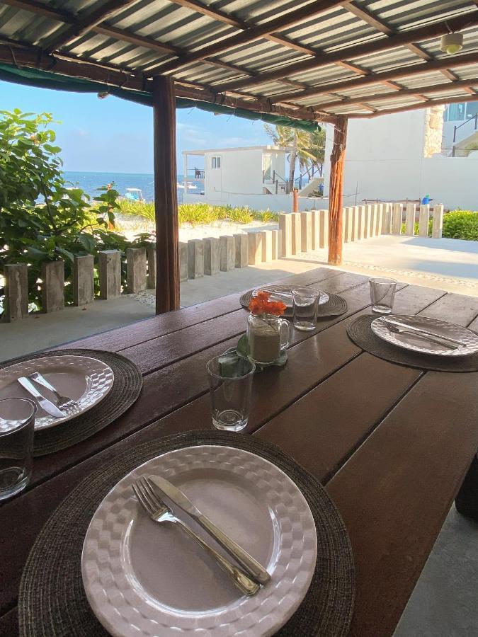 Casa Lucia Beachfront Puerto Morelos Exteriör bild