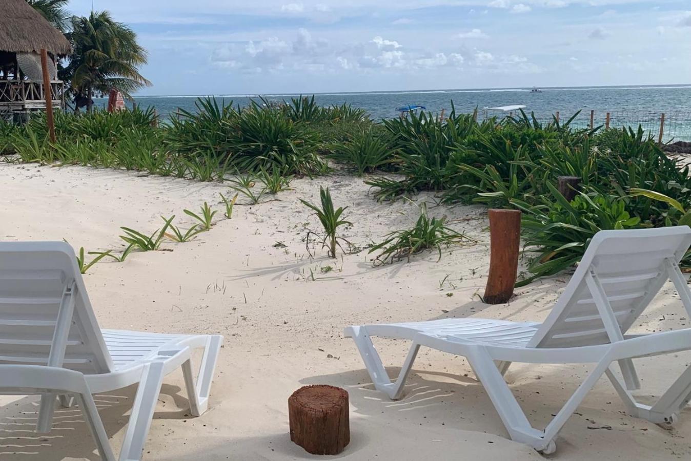 Casa Lucia Beachfront Puerto Morelos Exteriör bild