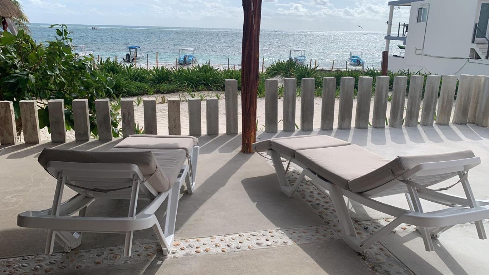 Casa Lucia Beachfront Puerto Morelos Exteriör bild
